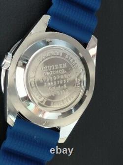 Vintage Citizen Automatique Neuf Addition Cadran Bleu 36 MM Japon Homme