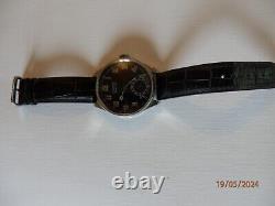 Vintage MOERIS military wristwatch militaire montre bracelet grand prix