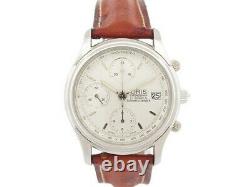 Vintage Montre Oris 7415 Chronographe Date Winder Acier 38 MM Automatique Watch