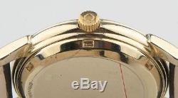 Vintage Omega Homme Seamaster Calendrier Automatique 14k or Plombé Watch With