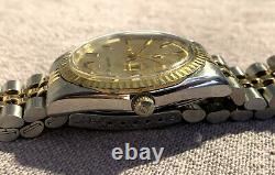 Vintage RADO Voyager Men's Gold & SS Automatic Watch Montre Homme Automatique