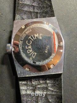 Vintage montre à guichet EDOX DIRECTIME automatic SWISS MADE neuve de stock