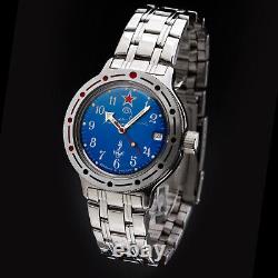 Vostok Komandirskie Montre de Plongée 200m Automatique 2416b/420289 Russe Montre