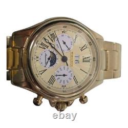 Windgassen Hommes Montre Automatique Aspect Or Phase Lunaire Date Boîte
