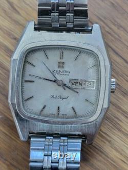 Zenith Port Royal Date Jour Automatic Montre Bracelet Homme HS À Restaurer P2325 Zenith Port Royal Date Jour Automatic Montre Bracelet Homme HS À Restaurer P2325