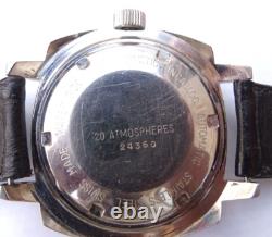+montre homme automatique DREFFA 20 ATM SUISSE+