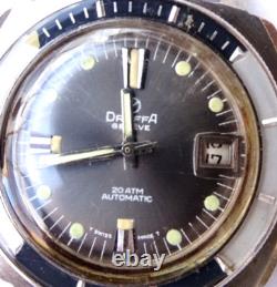 +montre homme automatique DREFFA 20 ATM SUISSE+